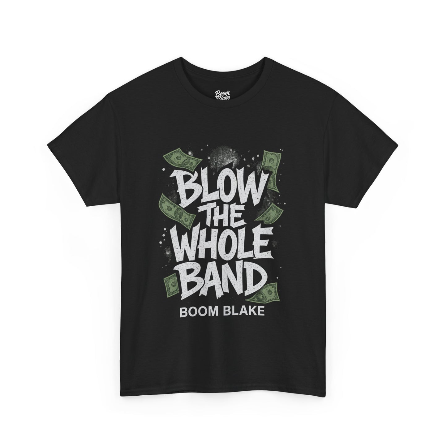 Graffiti-Inspired Unisex Tee with Flying Cash Details Limited Edition Release