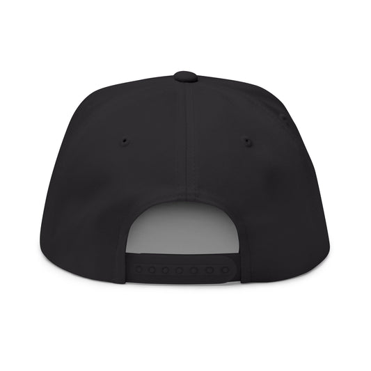 Snapback Cap - Boom Blake Signature Black Embroidered Flat Bill