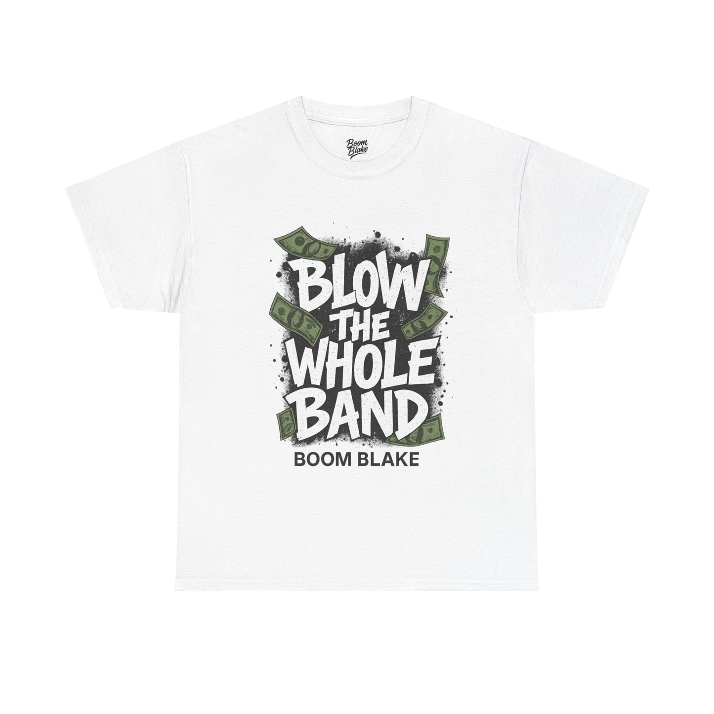 Graffiti-Inspired Unisex Tee with Flying Cash Details Limited Edition Release