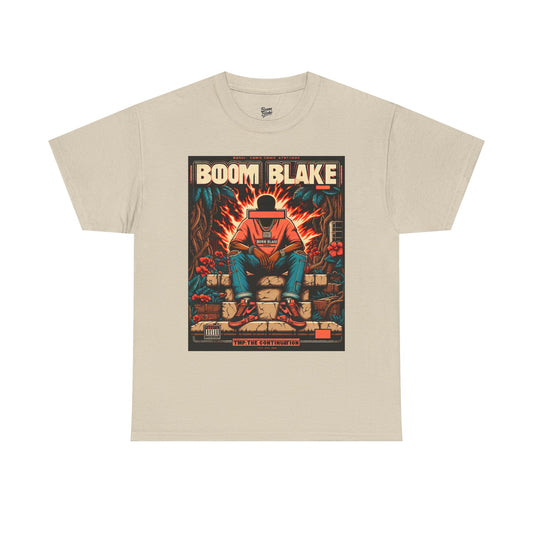 Retro Graphic Tee - Boom Blake, Unisex Cotton T-Shirt, Statement Shirt, Casual Wear, Unique Gift