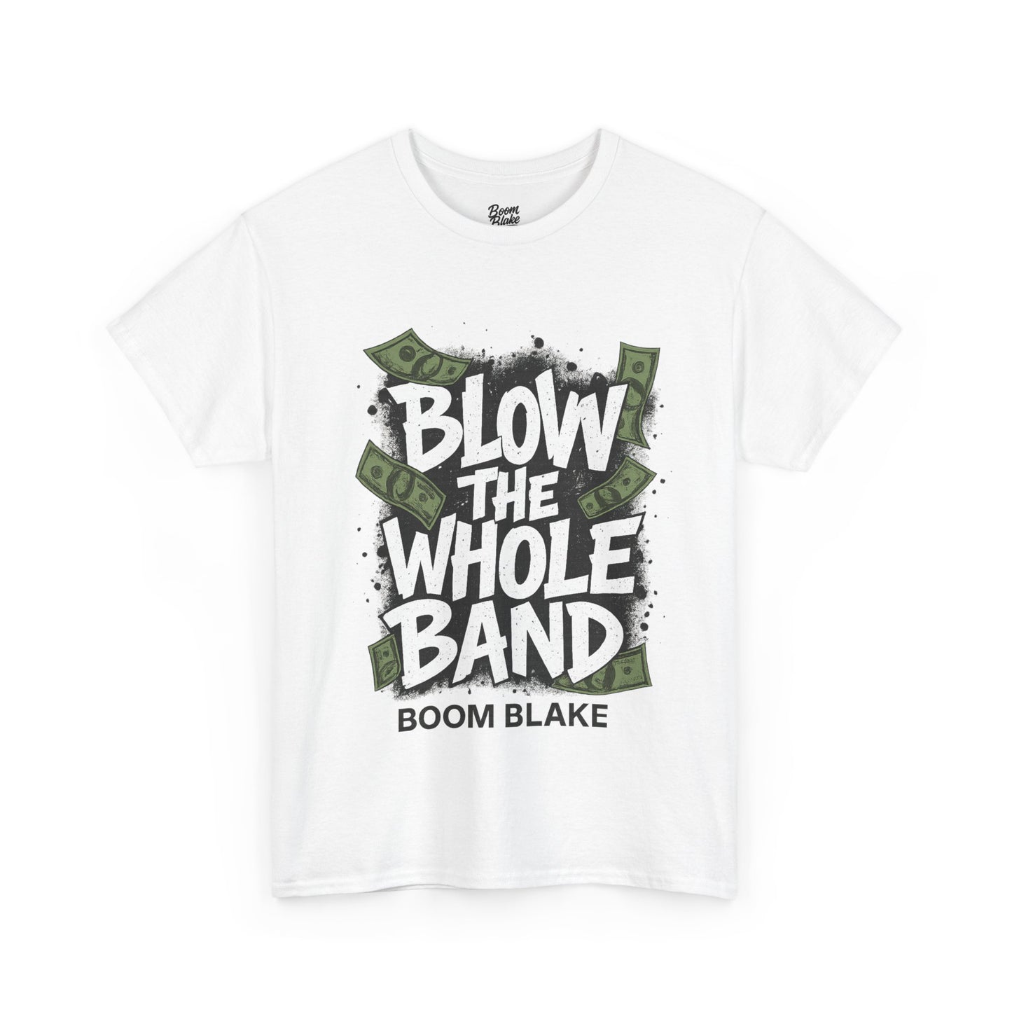 Graffiti-Inspired Unisex Tee with Flying Cash Details Limited Edition Release