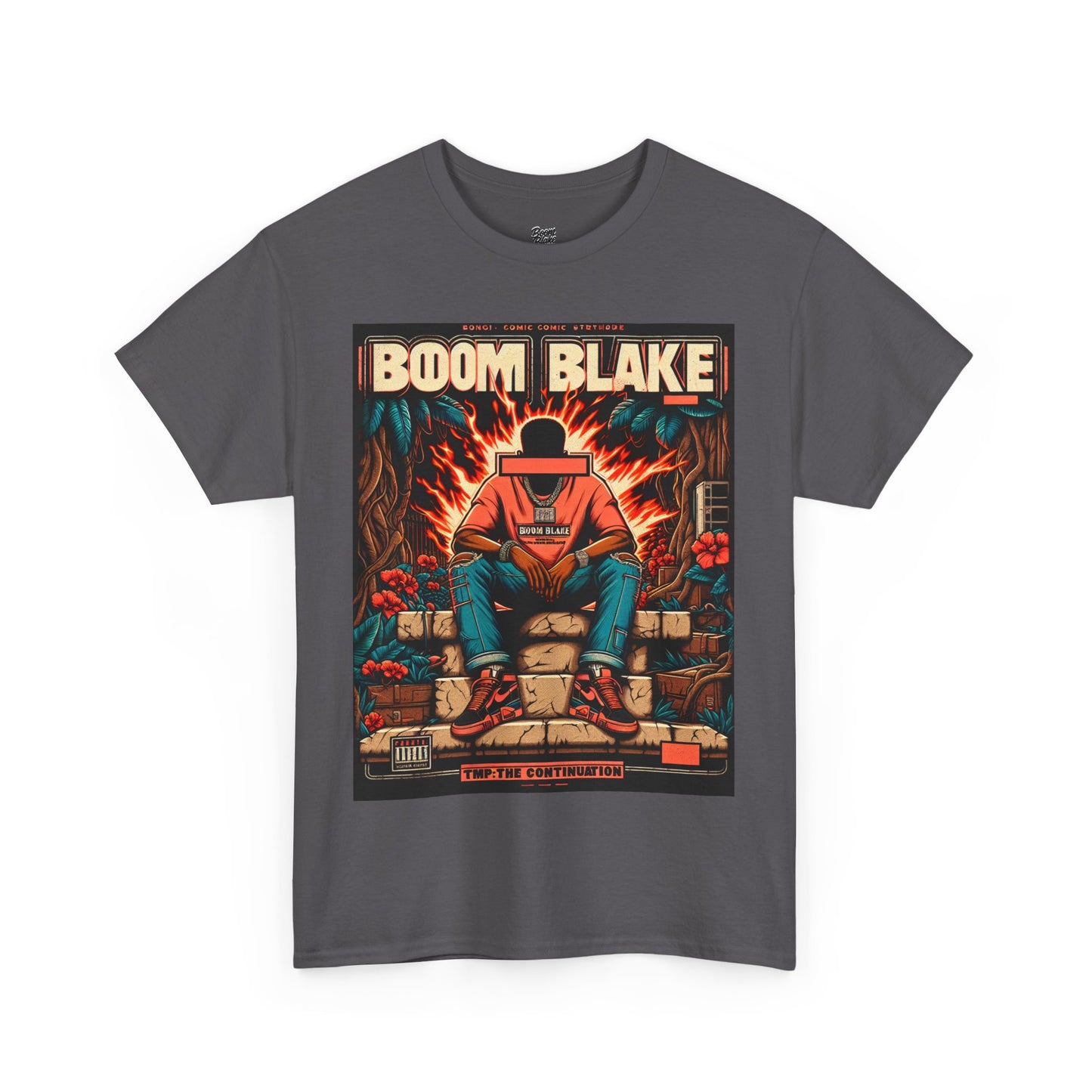 Retro Graphic Tee - Boom Blake, Unisex Cotton T-Shirt, Statement Shirt, Casual Wear, Unique Gift