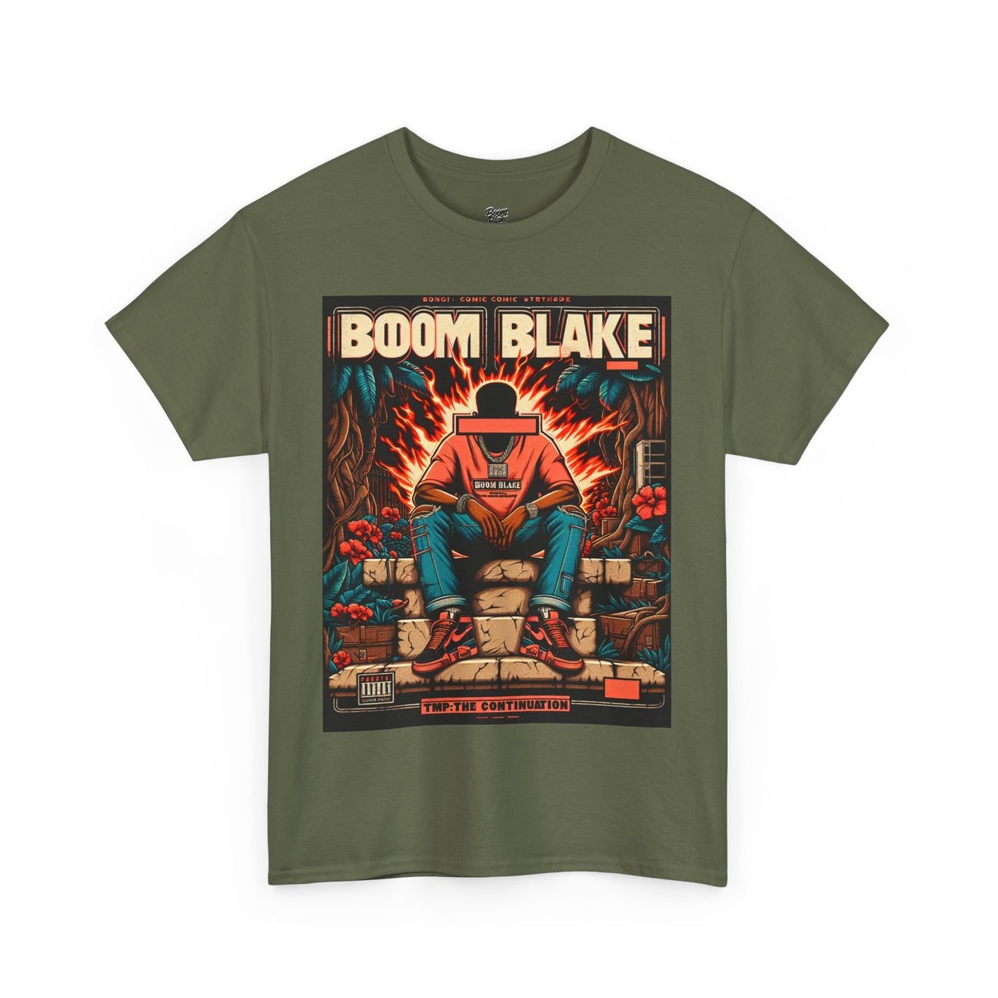 Retro Graphic Tee - Boom Blake, Unisex Cotton T-Shirt, Statement Shirt, Casual Wear, Unique Gift
