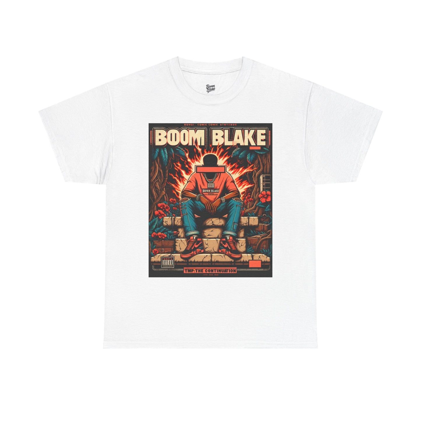 Retro Graphic Tee - Boom Blake, Unisex Cotton T-Shirt, Statement Shirt, Casual Wear, Unique Gift