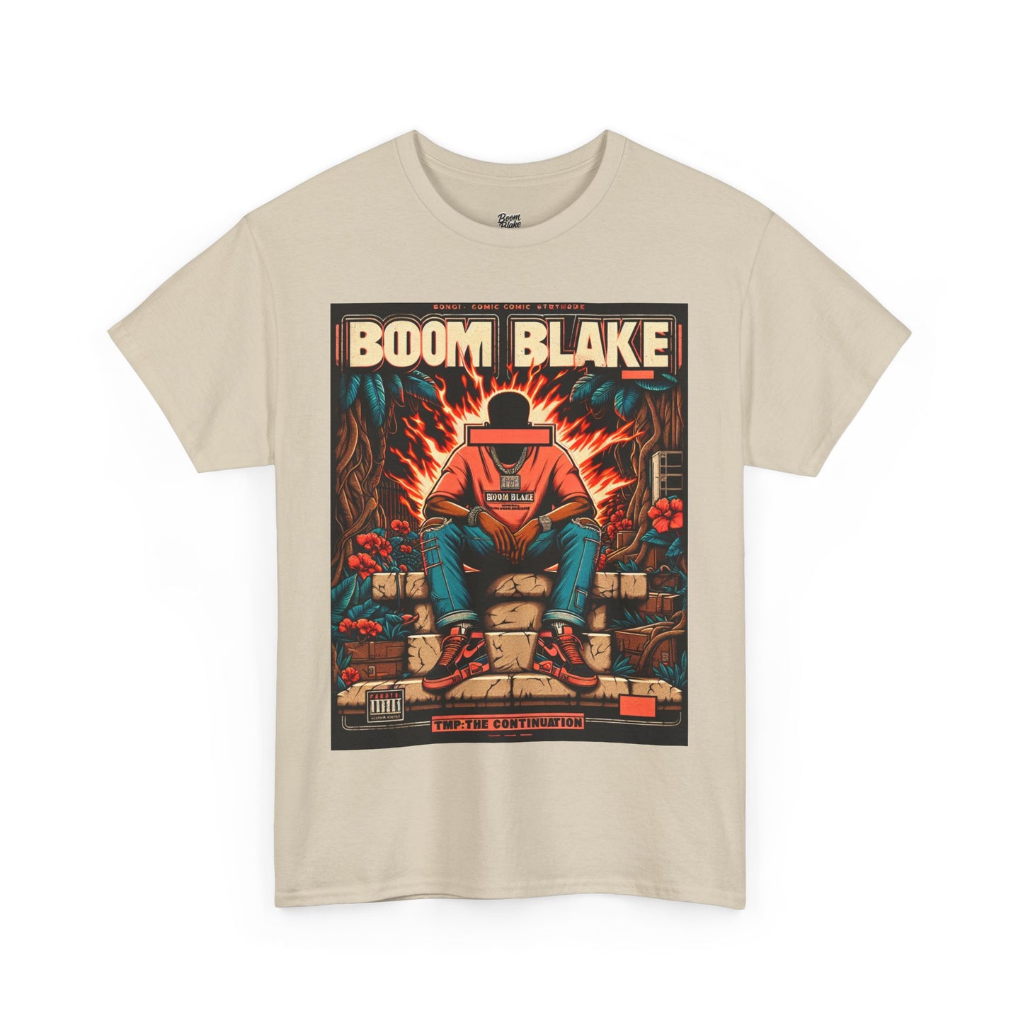 Retro Graphic Tee - Boom Blake, Unisex Cotton T-Shirt, Statement Shirt, Casual Wear, Unique Gift
