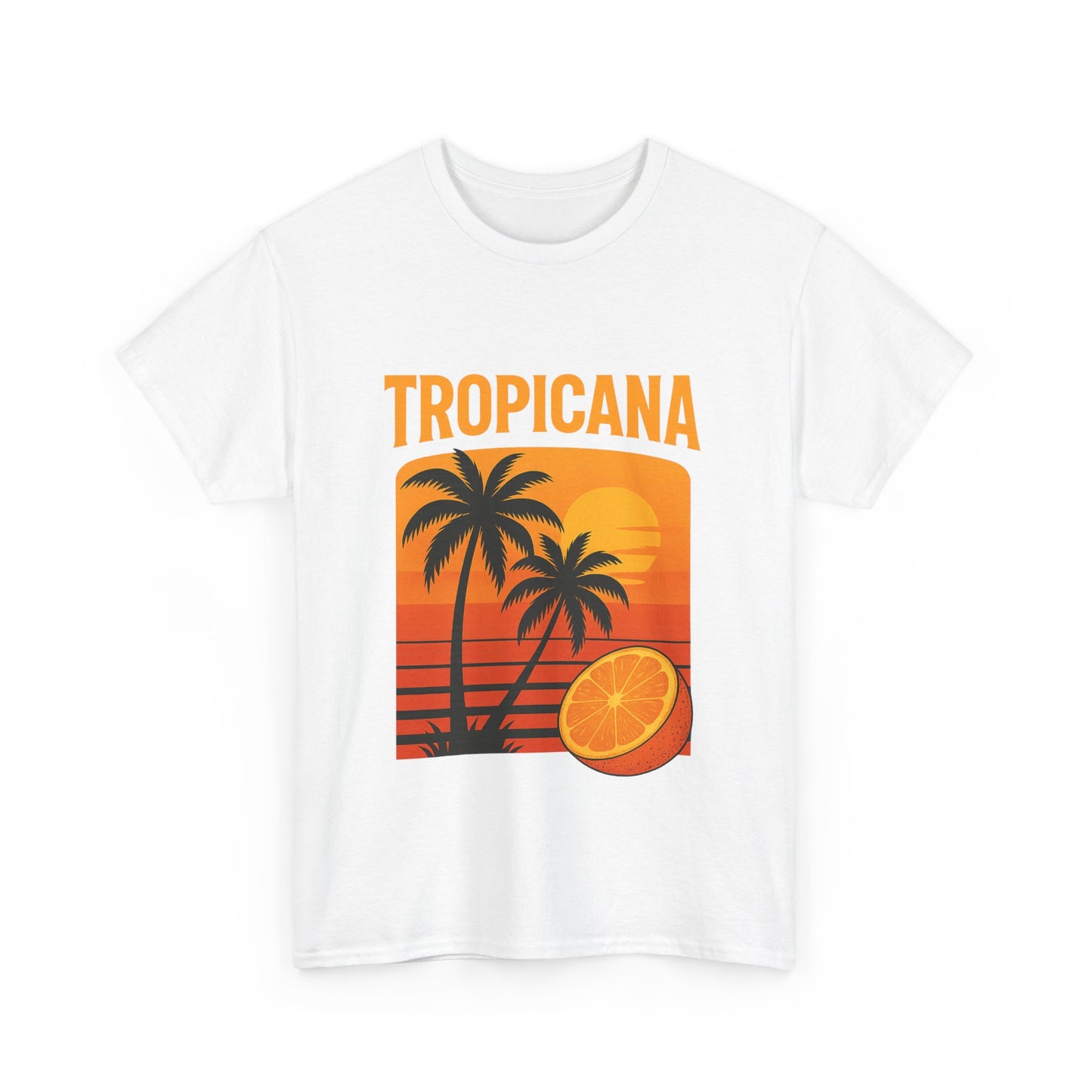 Tropicana Sunset Tee – Retro Palm Vibes