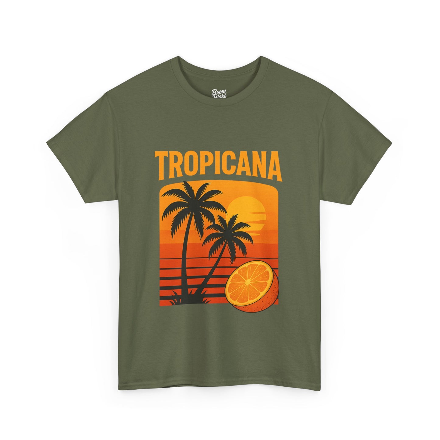 Tropicana Sunset Tee – Retro Palm Vibes