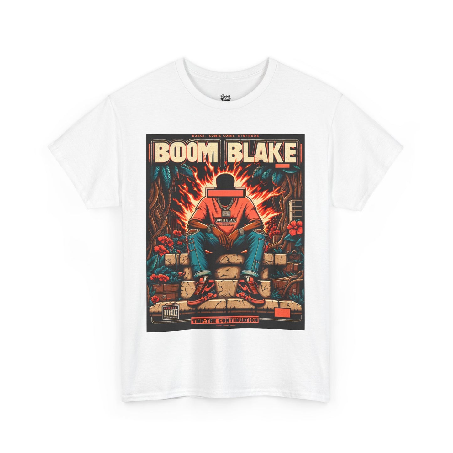 Retro Graphic Tee - Boom Blake, Unisex Cotton T-Shirt, Statement Shirt, Casual Wear, Unique Gift