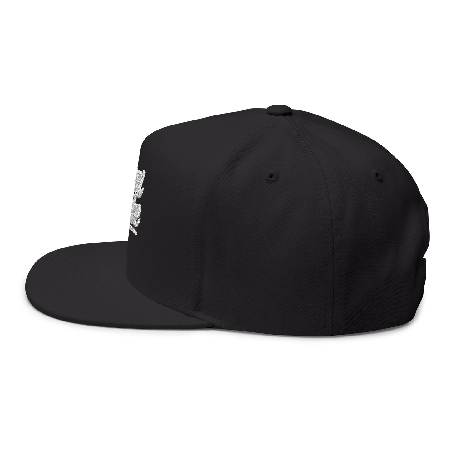 Snapback Cap - Boom Blake Signature Black Embroidered Flat Bill